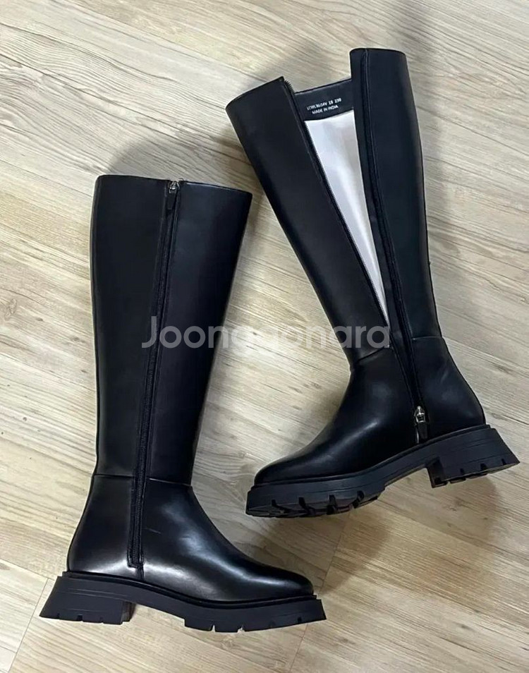 미소페 소가죽 롱부츠 230mm--0