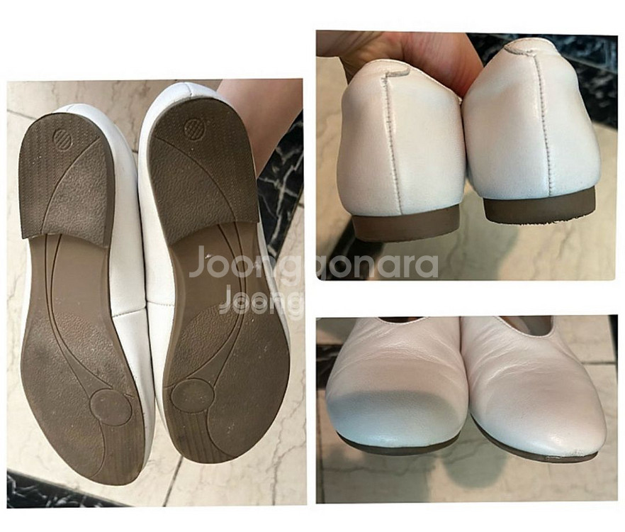 무인양품MUJI가죽 •플랫 슈즈--1