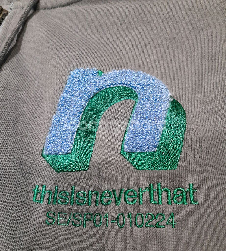 디스이즈네버댓 하프집업 후드 (L)--4