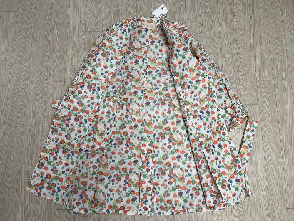 토리버치 런웨이 태피터 트렌치 코트 TORY BURCH--4