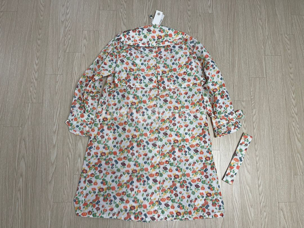 토리버치 런웨이 태피터 트렌치 코트 TORY BURCH--5