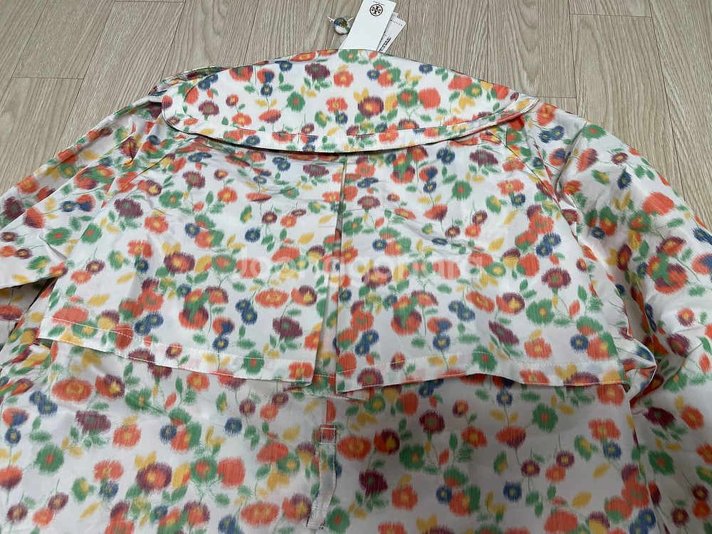 토리버치 런웨이 태피터 트렌치 코트 TORY BURCH--6