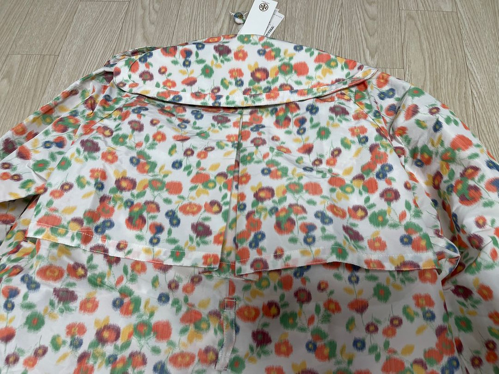 토리버치 런웨이 태피터 트렌치 코트 TORY BURCH 이미지