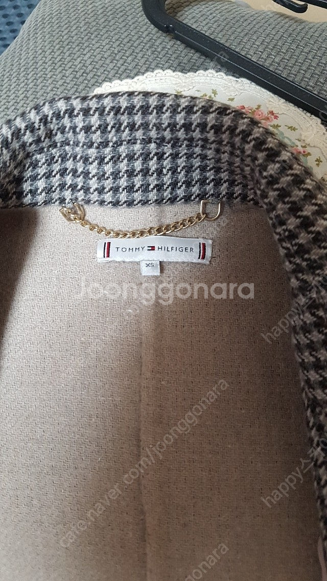 타미힐피거 울혼방 컴포트 체크자켓--7
