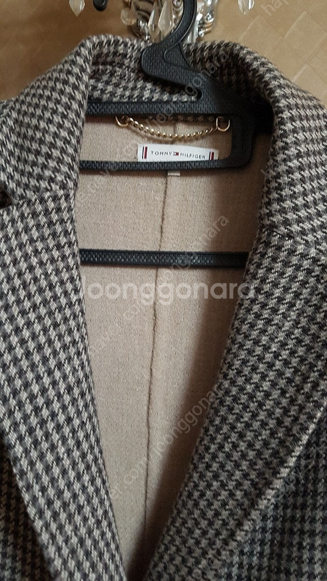 타미힐피거 울혼방 컴포트 체크자켓--8