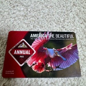 미국 국립공원 연간 패스 애뉴얼패스 2026년 9월