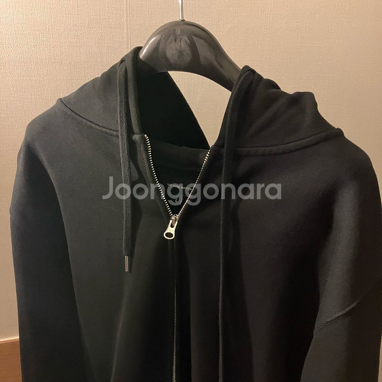 멜란지 마스터 후드집업 블랙 L--1