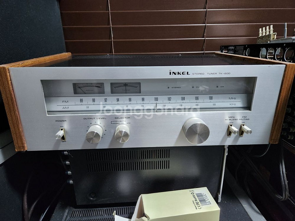 인켈 TK-600 튜너 (김문환님 개조 / 우드케이스)--0