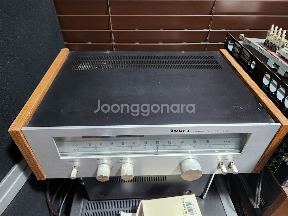 인켈 TK-600 튜너 (김문환님 개조 / 우드케이스)--1