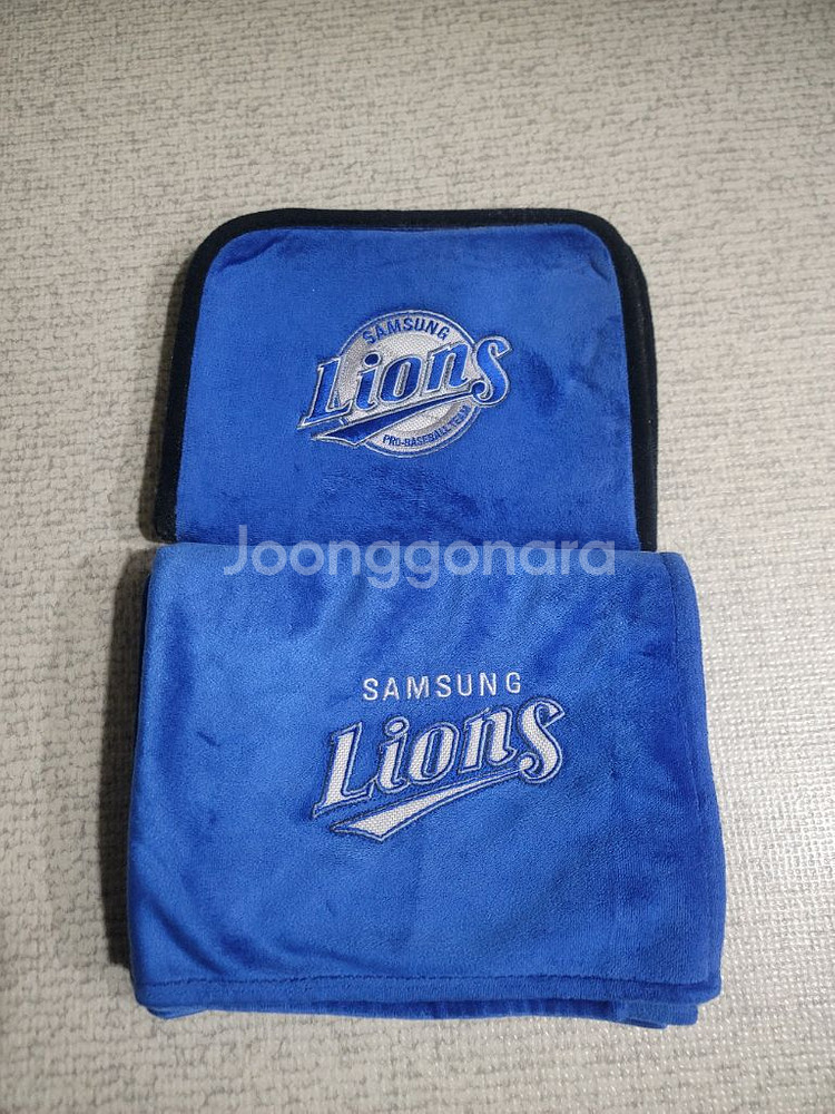 삼성라이온스 올드 무릎담요--0