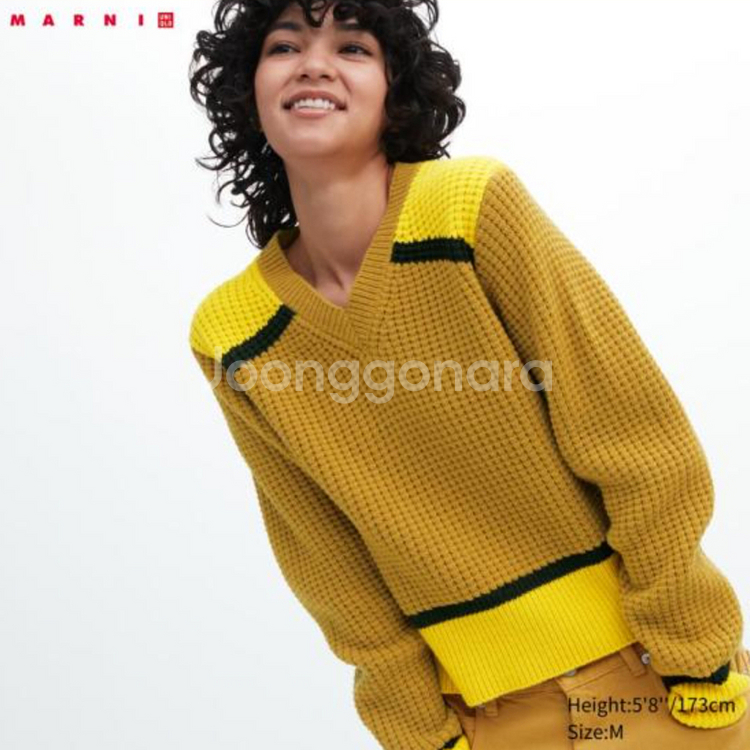 마르니X유니클로 코라보 팝콘니트 새상품--0