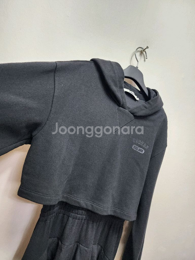 23년 한섬 sjyp 크롭 후드 롱원피스--2