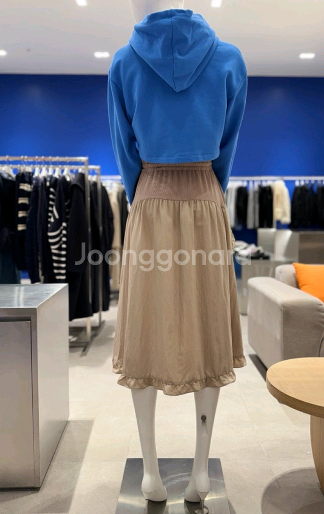 23년 한섬 sjyp 크롭 후드 롱원피스--8