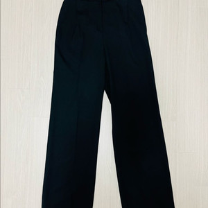 TIME 백밴딩 핀턱 와이드 팬츠 블랙