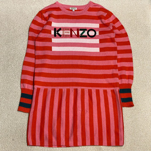 (정품) 겐조 키즈 스트라이프 니트 원피스 12Y