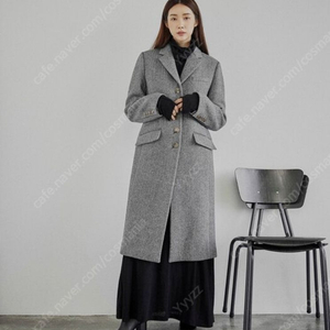 차정원 씨엘제로클로즈 헤링본 싱글 코트