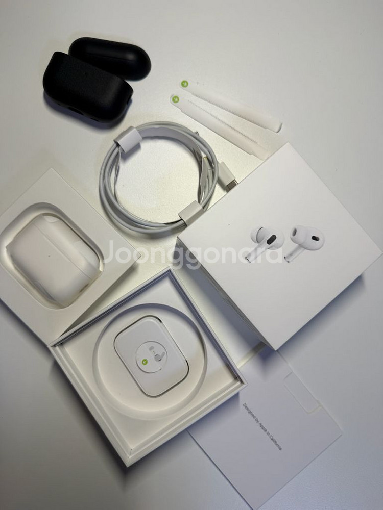 에어팟 프로2 S급 풀박스 + 케이블, 케이스 제공--6