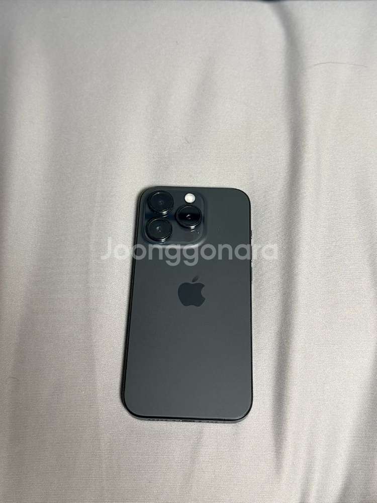 아이폰15프로 256 블랙티타늄 상태 A급--2