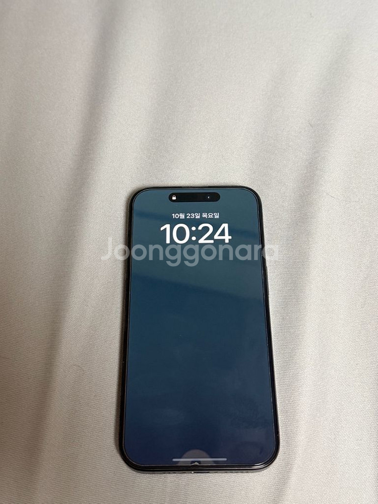 아이폰15프로 256 블랙티타늄 상태 A급--4