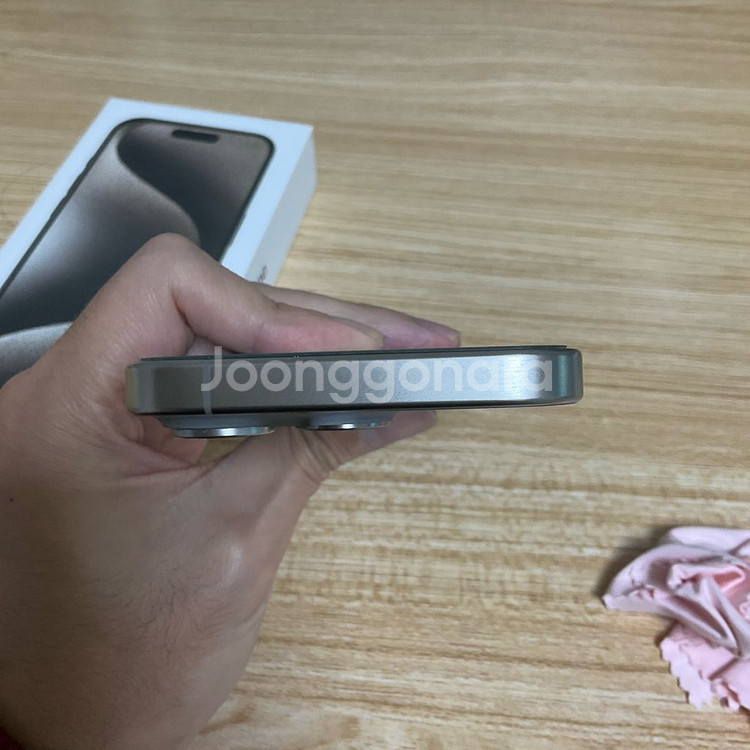 아이폰15프로 128gb 미국판 카메라무음, 출력제한x--3