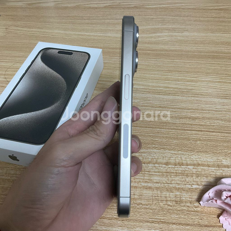 아이폰15프로 128gb 미국판 카메라무음, 출력제한x--1