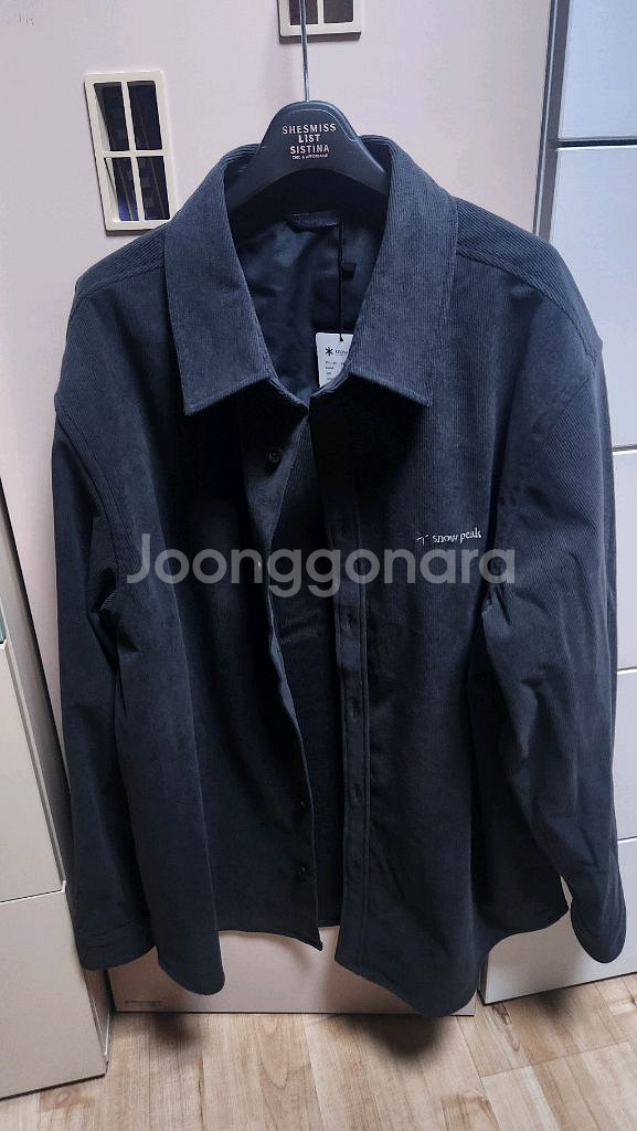 스노우피크 코듀로이 셔츠 새상품 팝니다--0
