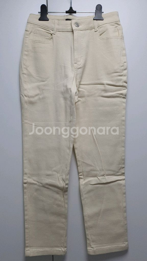 탑텐 기모 스트레이트 팬츠 아이보리 26사이즈--0