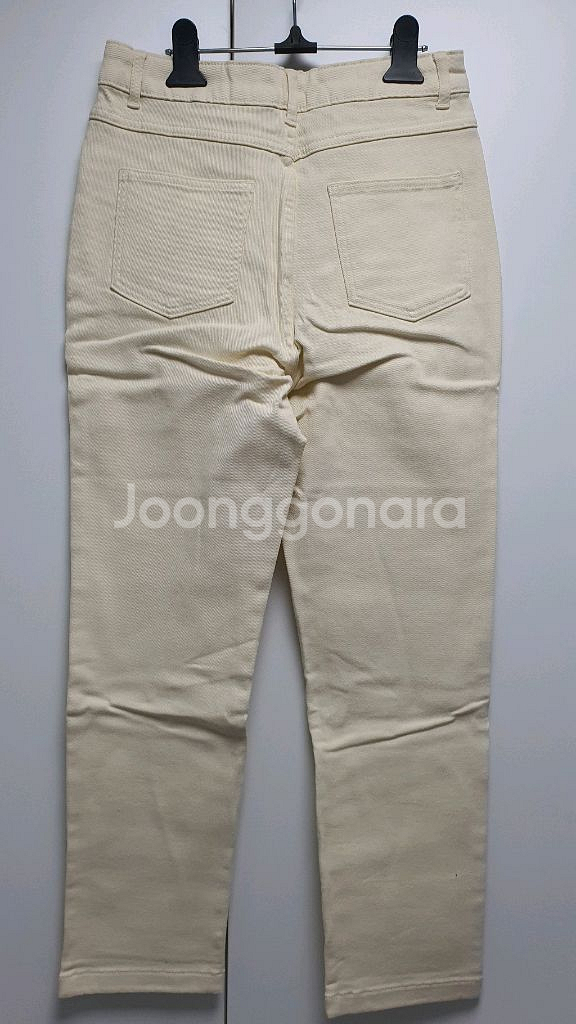 탑텐 기모 스트레이트 팬츠 아이보리 26사이즈--1