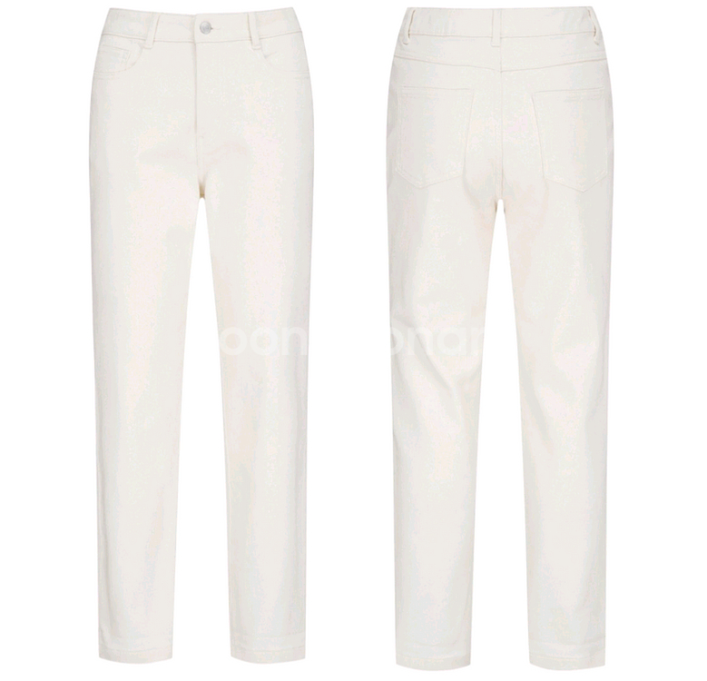 탑텐 기모 스트레이트 팬츠 아이보리 26사이즈--3