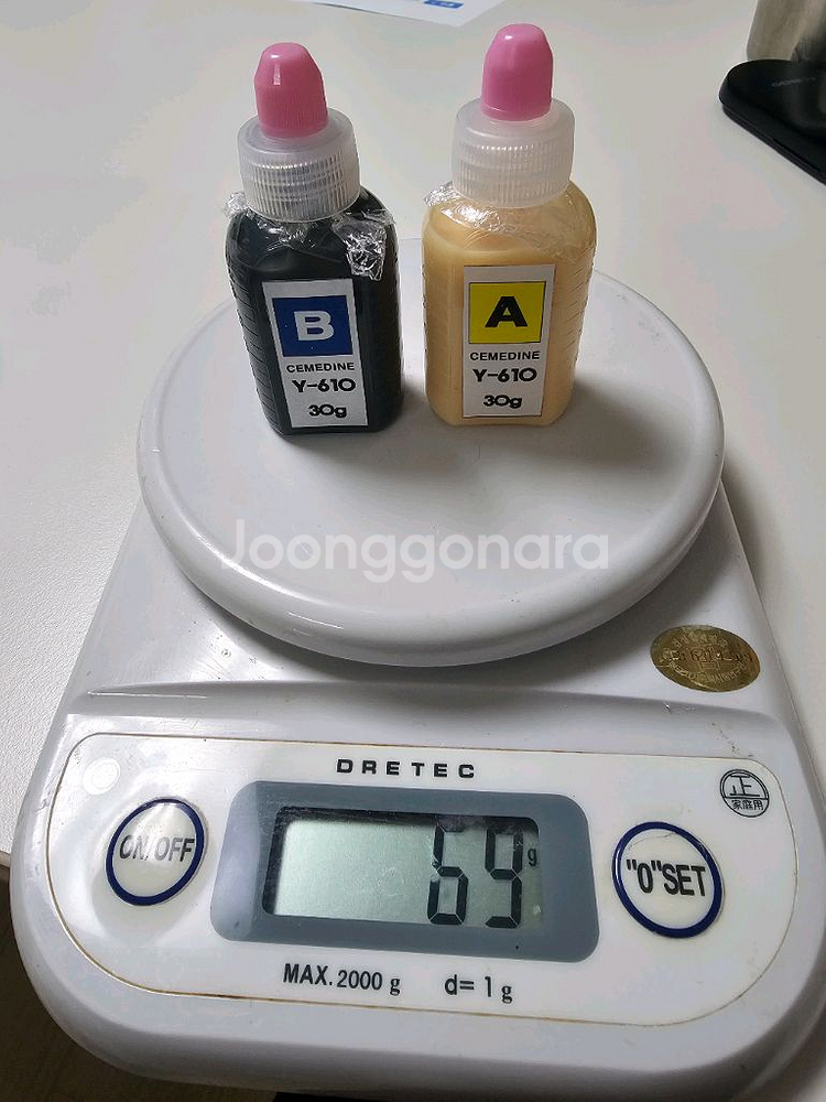 골프채 피팅용 접착제 세메다인 Y-610 에폭시 접착제--1