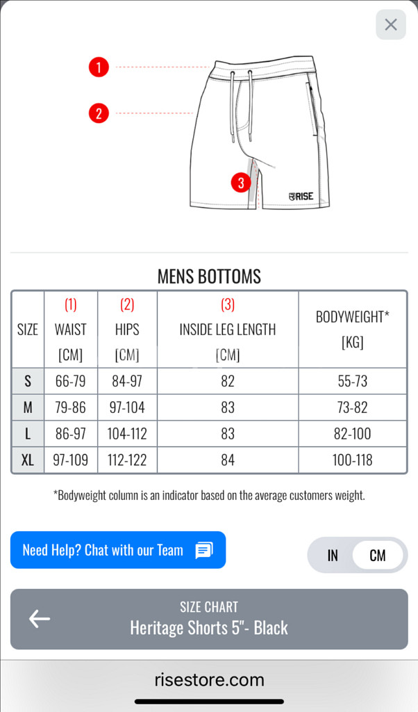 RISE 헤리티지 5인치 쇼츠 S 새상품--4
