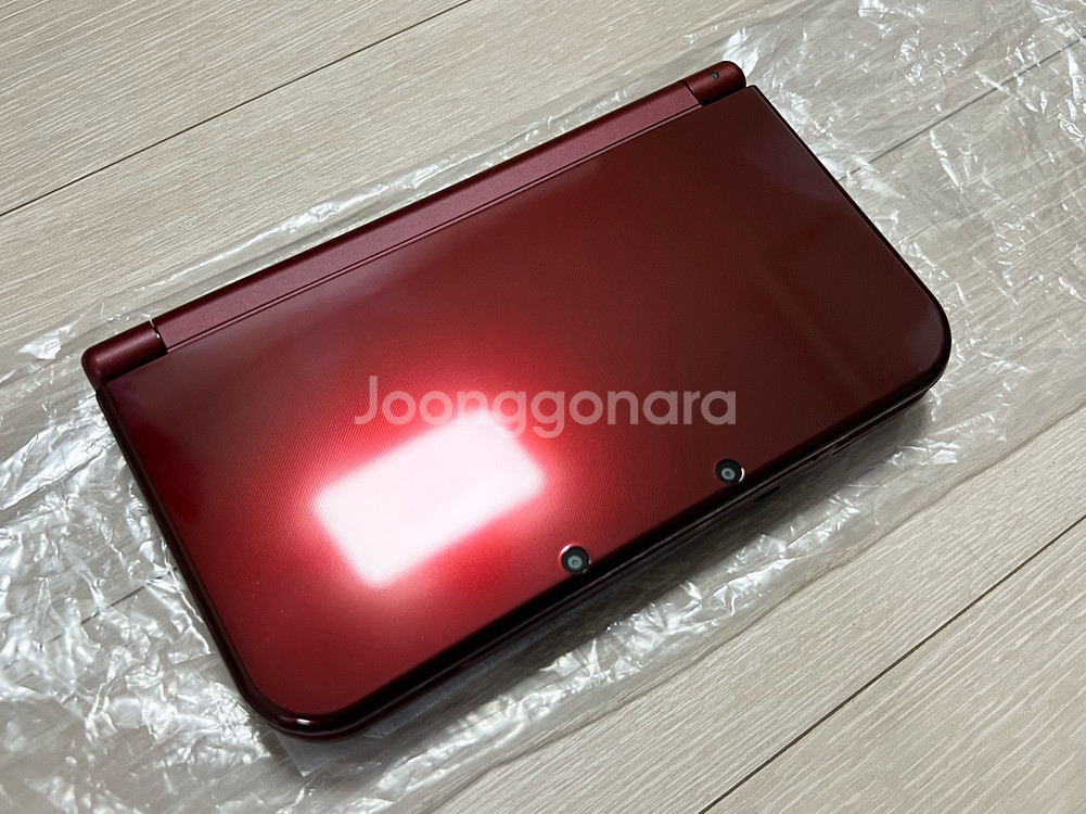 (S급)new 3ds xl 레드 풀박스+충전기+포켓몬--1