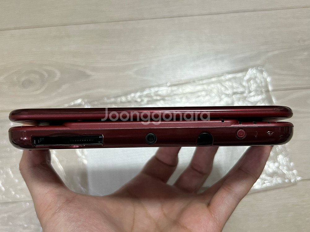 (S급)new 3ds xl 레드 풀박스+충전기+포켓몬--5
