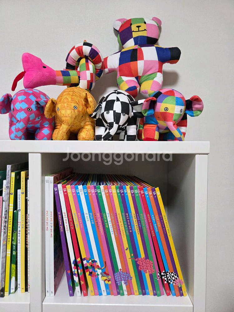 그레이트북스 알록달록엘머 엘머인형--0