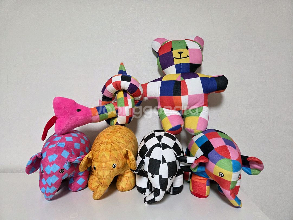 그레이트북스 알록달록엘머 엘머인형--2