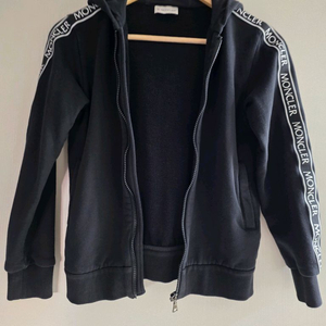 몽클레어 블랙 기모 후드집업 12y(정품매칭상품)공용