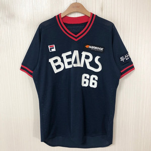 KBO 필라 두산베어스 어센틱 올드원정 유니폼/져지 1