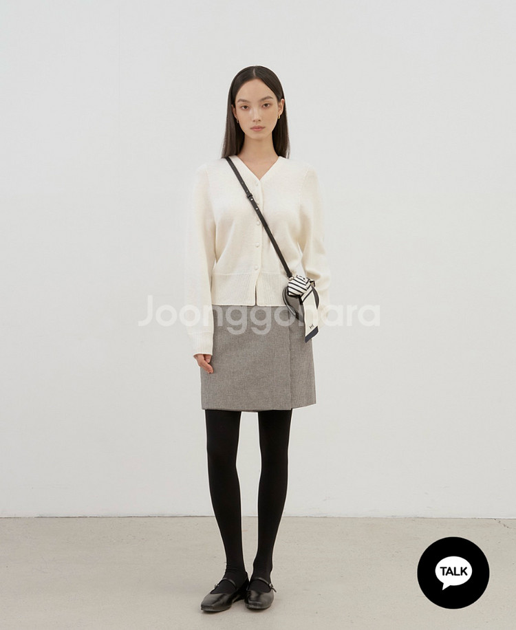 메비 mehvie 로지가디건 fw 크림컬러 새상품--1
