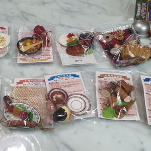 리멘트 쁘띠샘플 유럽 기행 맛집 피규어 식완