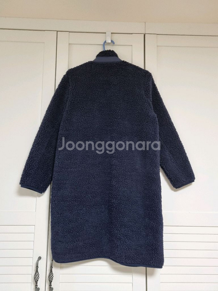 (새제품)크로커다일 롱플리스집업. 90사이즈. 네이비--1