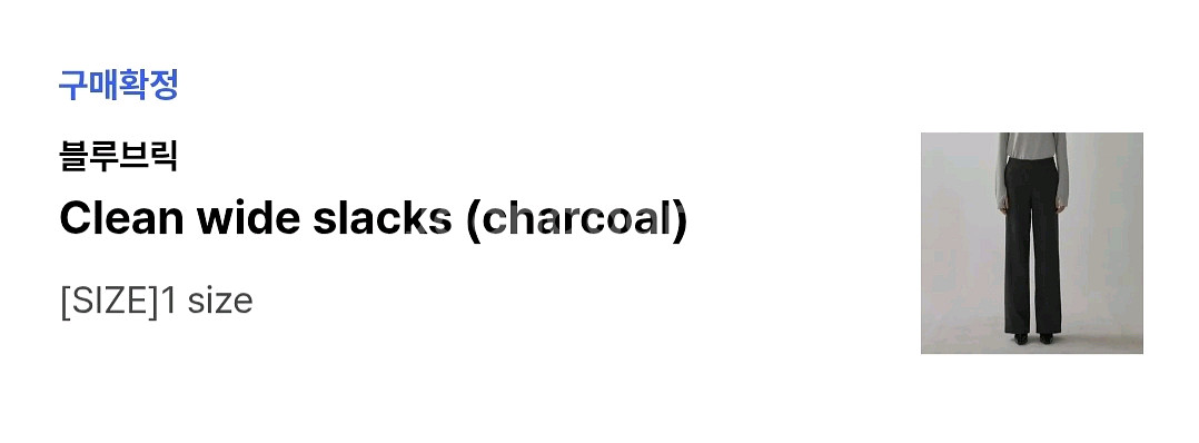 블루브릭 겨울 슬랙스 - S차콜--8