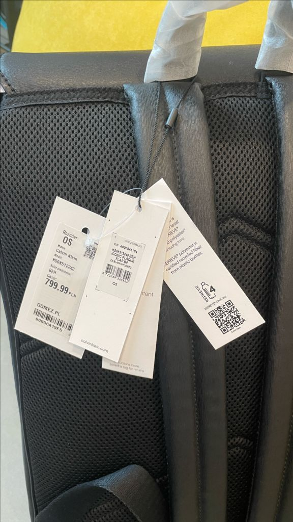 켈빈클라인 백팩 새상품 이미지