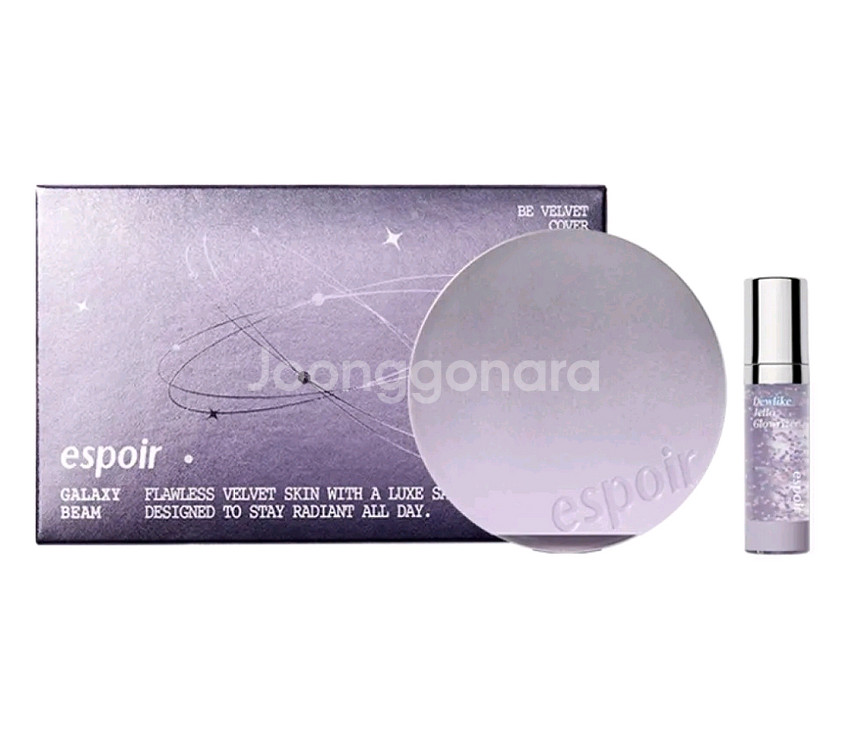 에스쁘아 비벨벳 커버 쿠션 갤럭시빔 기획 세트--0