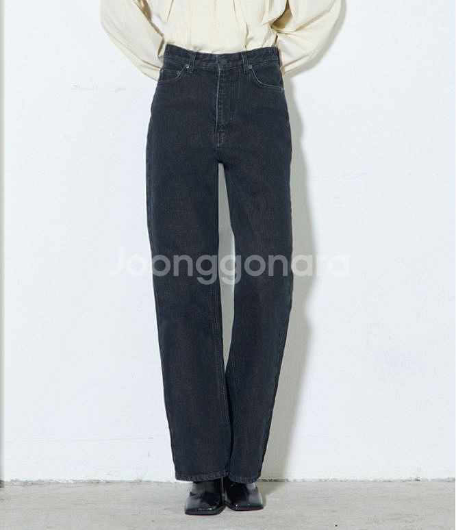 새상품) MoMen 모먼 시그니처 데님 팬츠 S--6