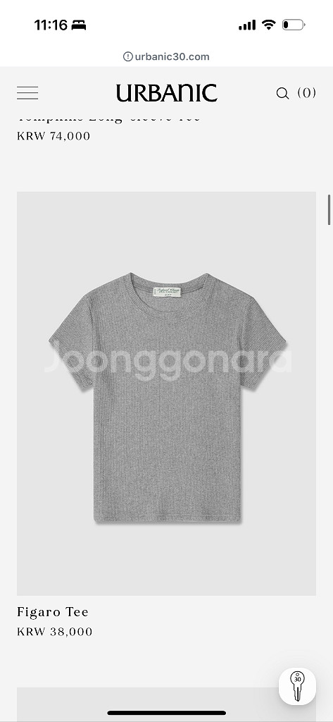 얼바닉30 피카로 티셔츠--0