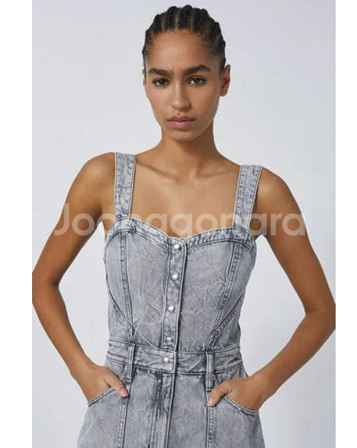 이로 IRO 데님 점프수트 34사이즈--2