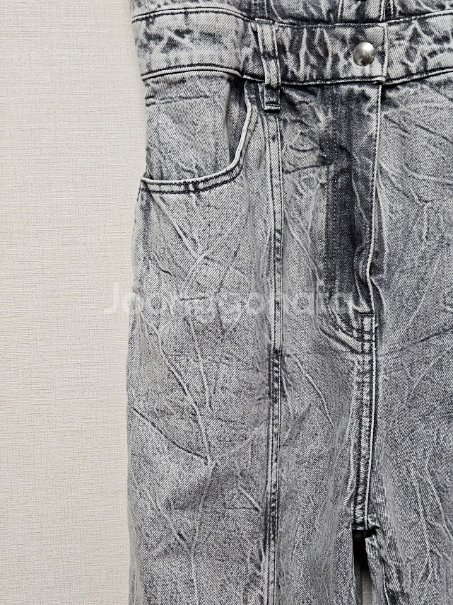 이로 IRO 데님 점프수트 34사이즈--4