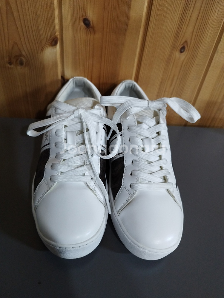 235mm 6.5 마이클코어스 주노 스트라이프 가죽--3