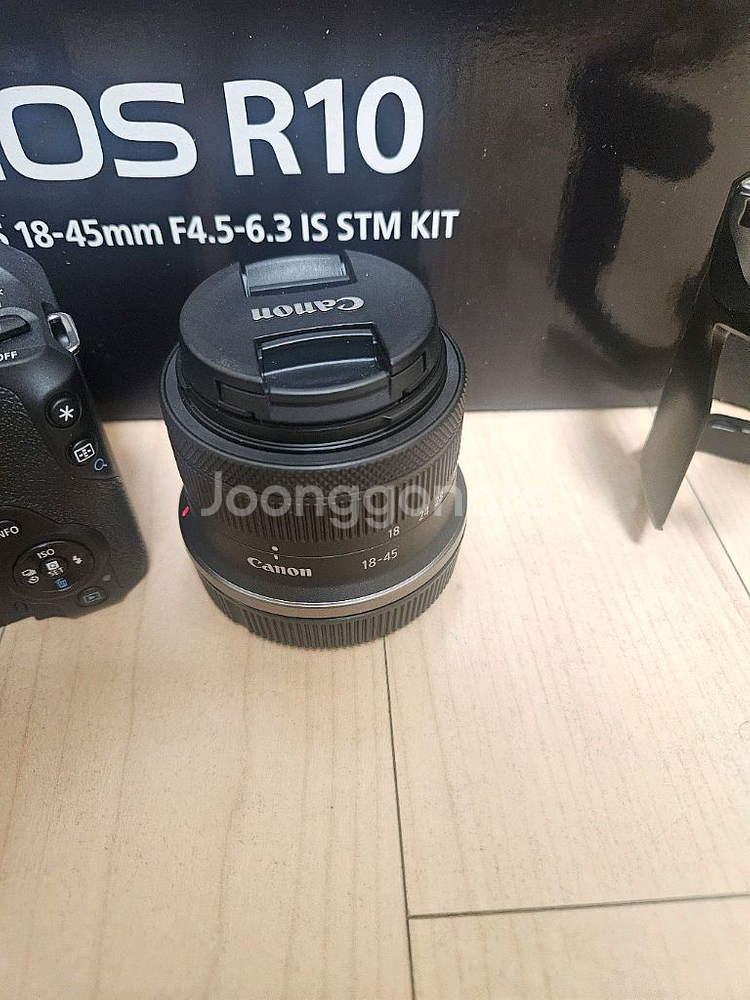 캐논 eos r10 + 번들렌즈+ 레오포토 케이지--4