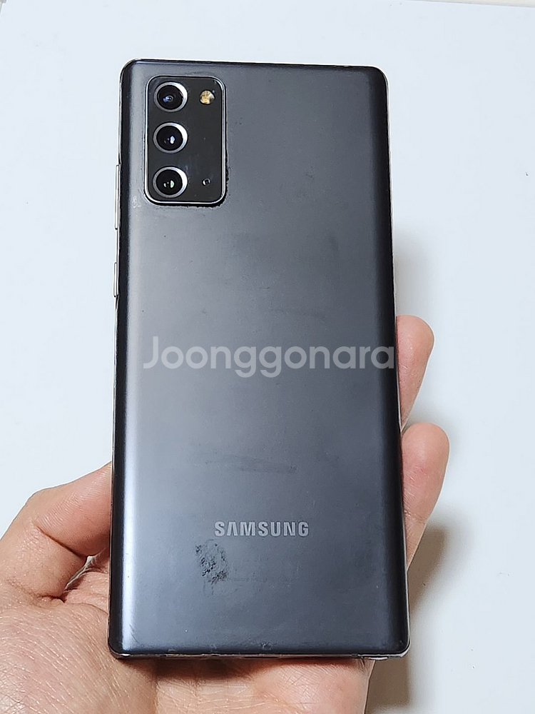 갤럭시노트20 256G 그레이 공기계 54984--3